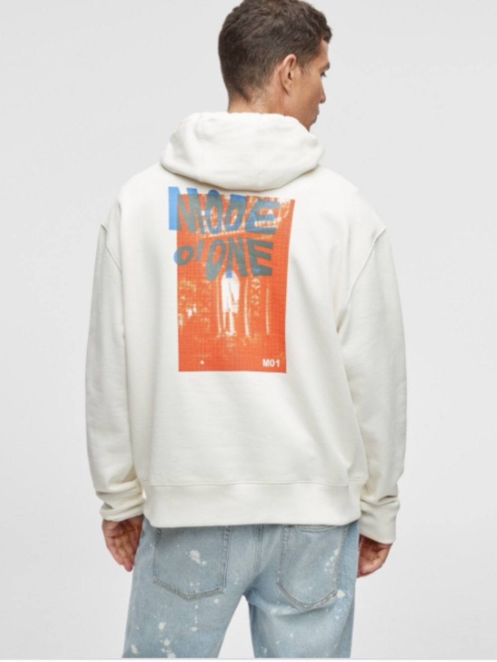 Mode of One Men's Long-Sleeve Oversized MO1 Hoodie,SIZE XL NWT - Picture 4 of 4